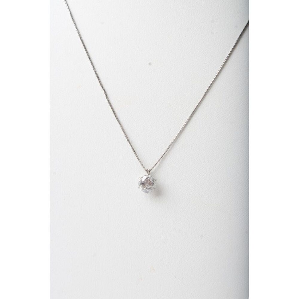 Designer Womens 950 Platinum ~0.70CT I2 Diamond Pendant Necklace 19" 2g